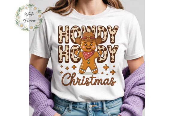 Cowboy Gingerbread Christmas PNG Clipart Illustrations