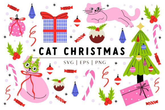 Cute Christmas Cats Illustrations: A Designer’s Review