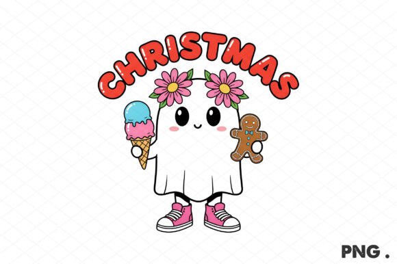 Cute Ghost Christmas Kawaii Ghost PNG Review