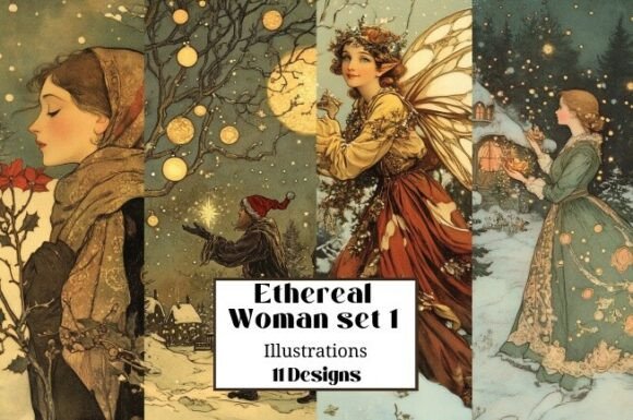 Evaluating the Ethereal Christmas Fairy Tale Set1 Illus