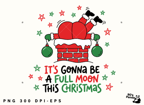Funny Christmas Full Moon Chimney Png: Editorial Illustrations Review
