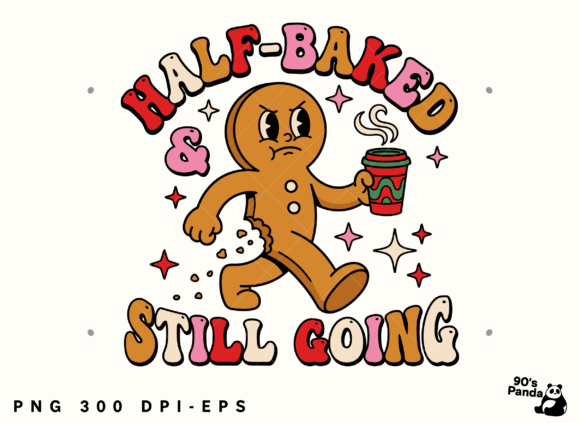 Funny Christmas Half Baked Png Eps Illustrations
