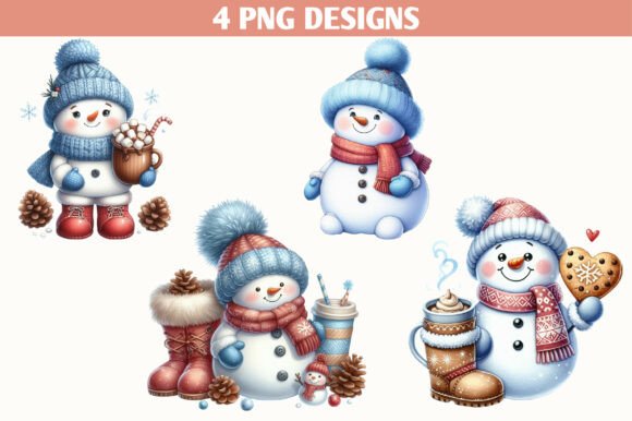 Funny Cute Snowman Christmas Clipart: A Publisher’s Review of Illustrations