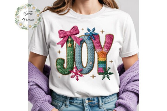 Knitted JOY Christmas PNG Review