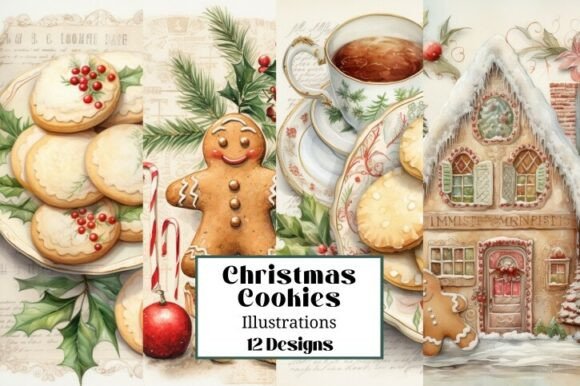 Review: 12 Christmas Cookies Holiday Illustrations