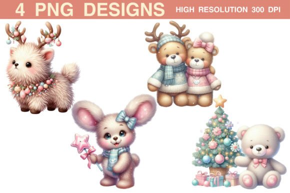 Review: Whimsical Christmas Teddy Bears PNG for Embroidery