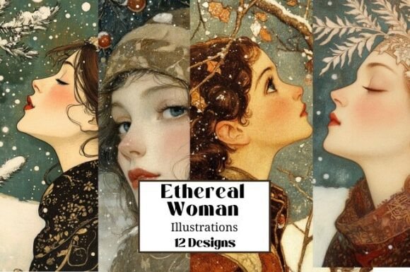 Reviewing 12 Ethereal Christmas Fairy Tale Closeup Illustrations