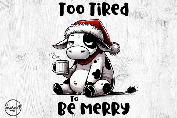 Reviewing Christmas Sarcastic Cow Sublimation Illustrations