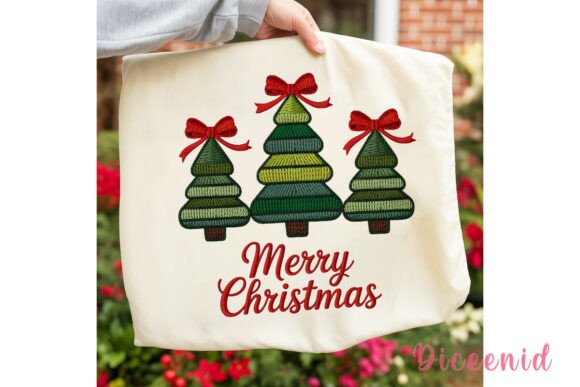 Reviewing Embroidered Christmas Trees PNG Clipart for Crafters