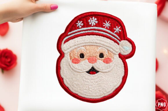 Yarn Crochet Santa: Festive Illustrations for Branding